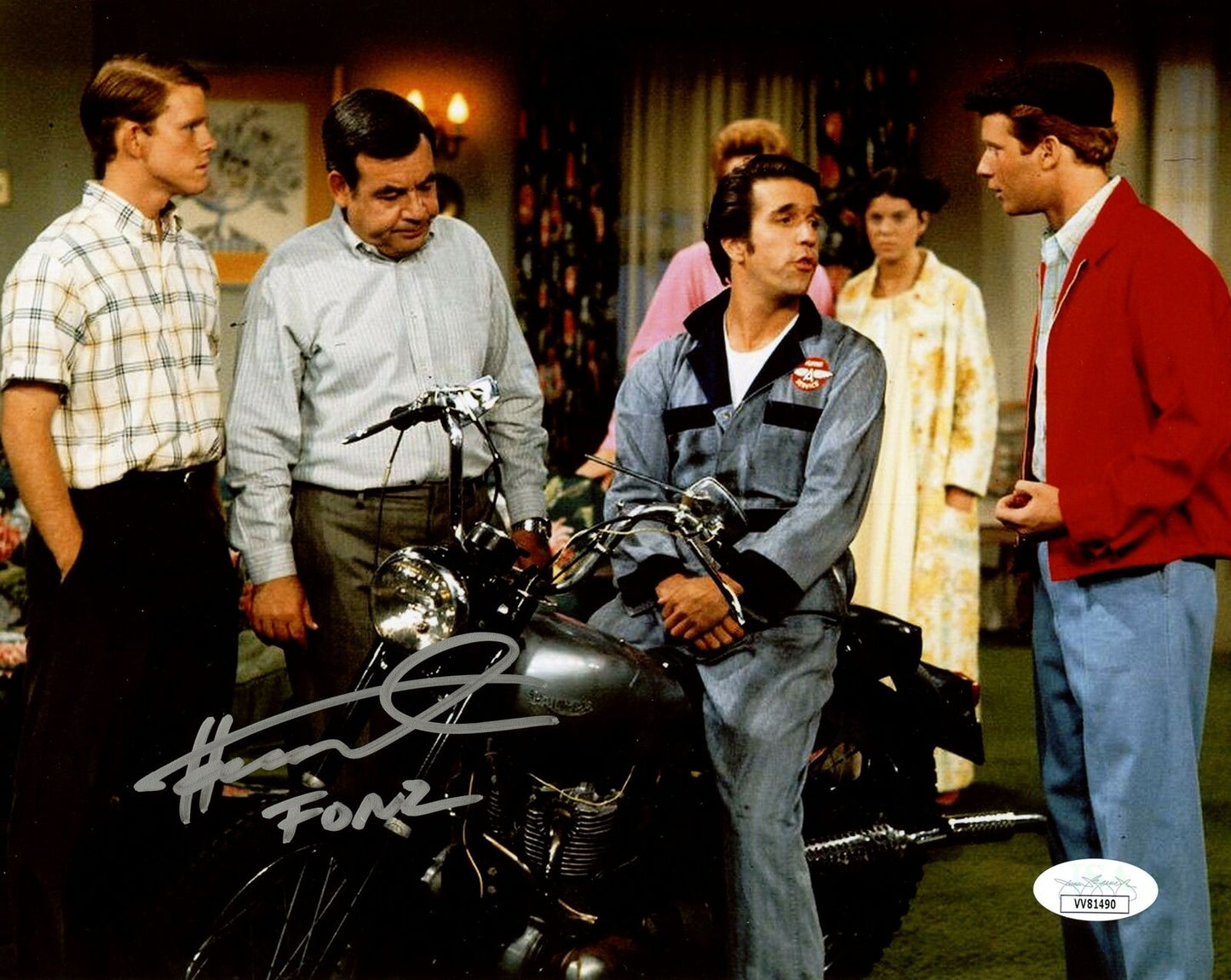 Henry Winkler "Happy Days" Signed/Inscribed "Fonz" 8x10 Photo JSA 167023