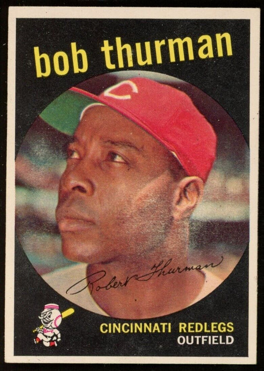 1959 Topps Baseball Bob Thurman #541 Cincinnati Reds