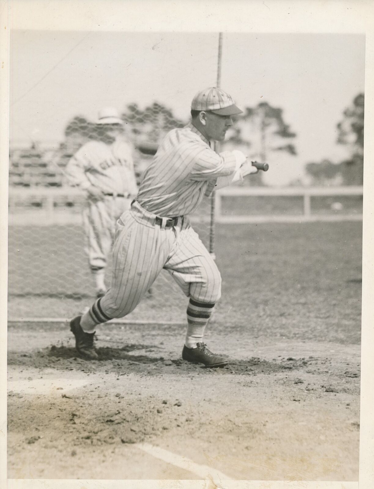 Warren Cote 6x8 B/W 1927 Press Wire Photo New York Giants