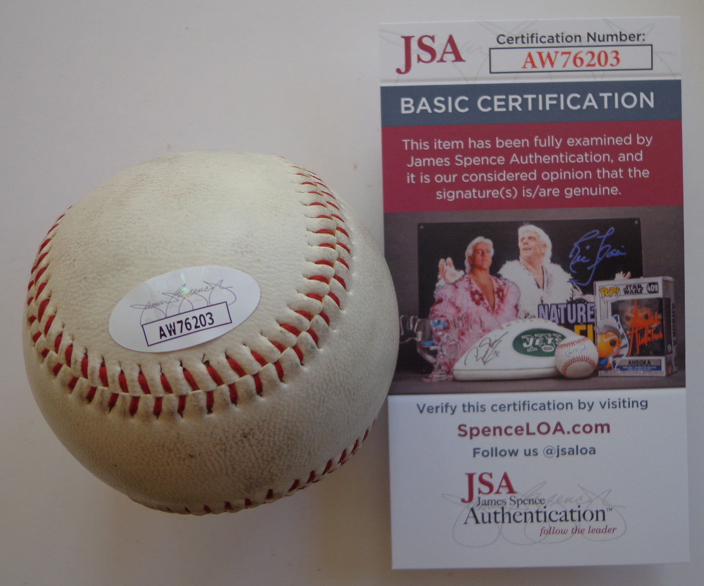 Tommie Agee Signed/Autographed Official League Baseball New York Mets JSA 191798