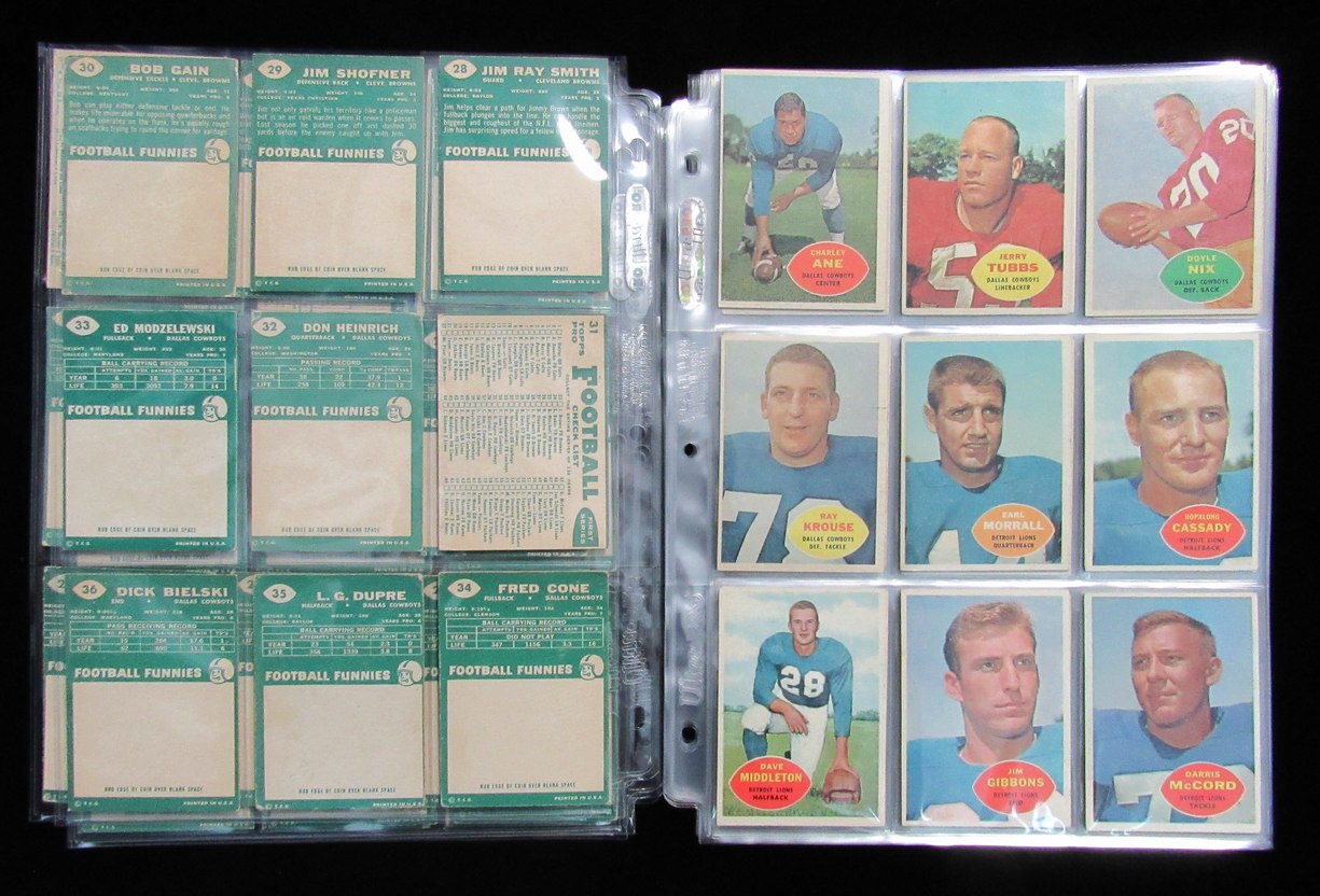 1960 Topps Football Complete Set (132) Brown, Unitas, Starr, Hornung 189775