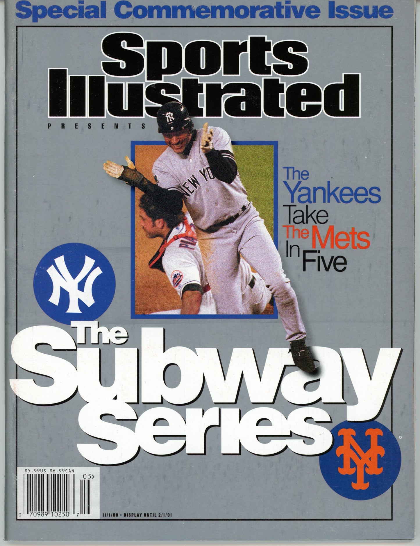 2000 New York Yankees Sports Illustrated Commemorative Issue NO LABEL 182361