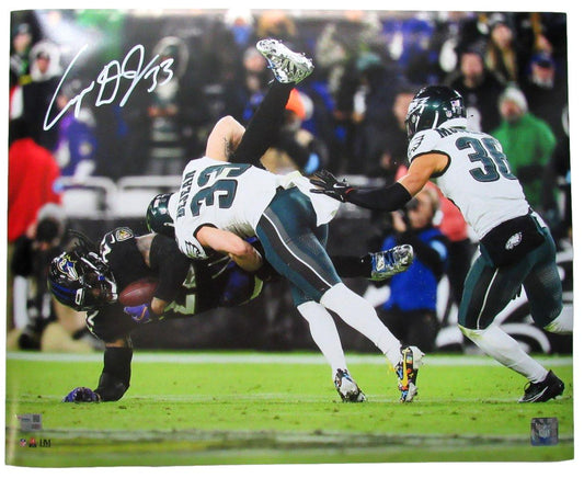 Cooper DeJean Autographed 16x20 Photo Philadelphia Eagles Fanatics 193049