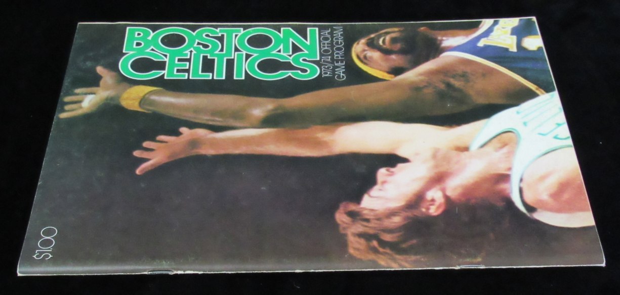 Oct. 12, 1973 Basketball Game Program Boston Celtics vs. Buffalo Braves 189164