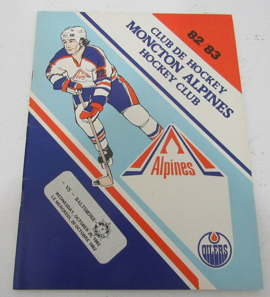 Moncton Alpines Hockey Club 1982-1983 Program 143163