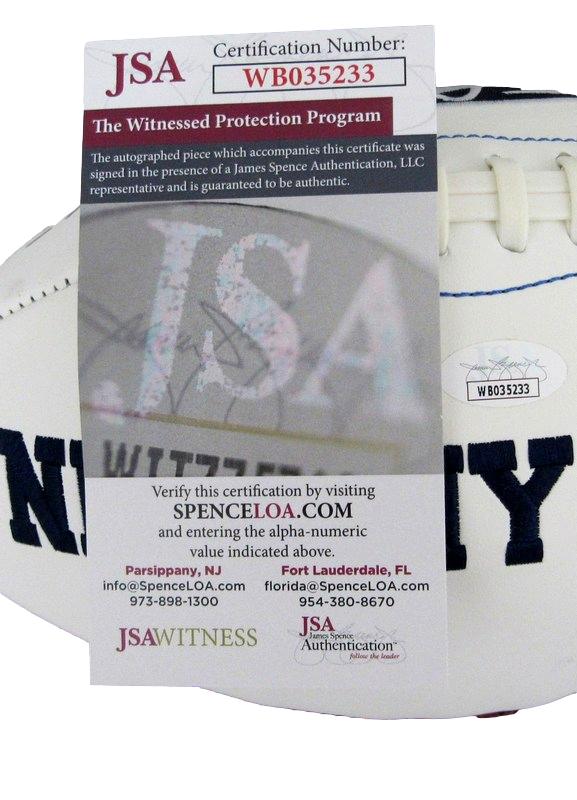 Drew Allar Autographed/Inscribed Penn State Logo Football JSA 183143