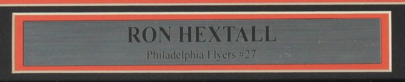 Ron Hextall Flyers Signed/Autographed 8x10 Photo Framed Best Authentics 149023