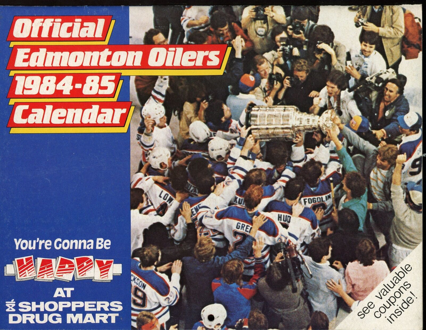 Official Edmonton Oilers Wayne Gretzky 1984-85 Calendar 177697