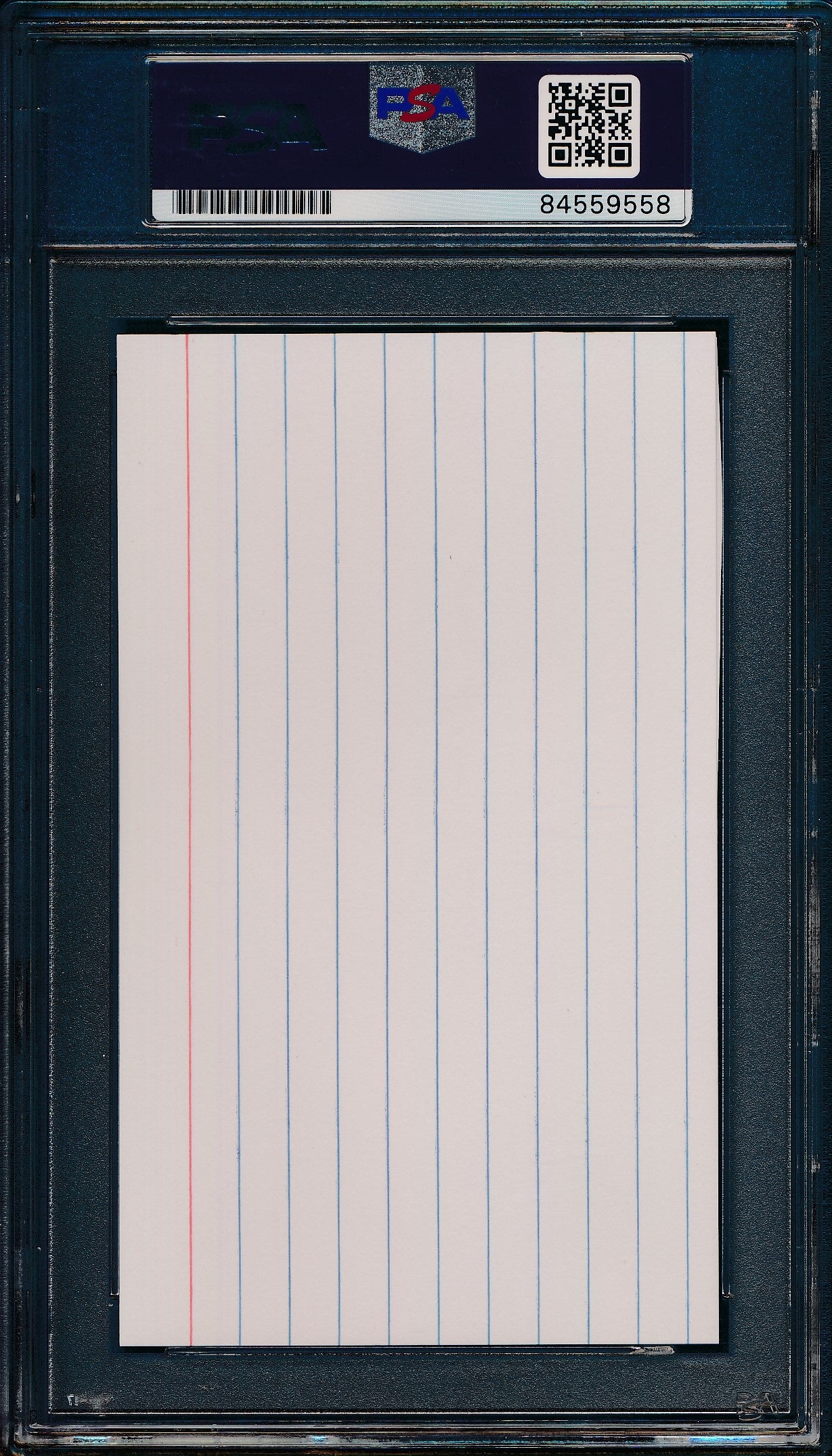 George W. Bush Signed 3x5 Index Card Former President PSA/DNA 184892