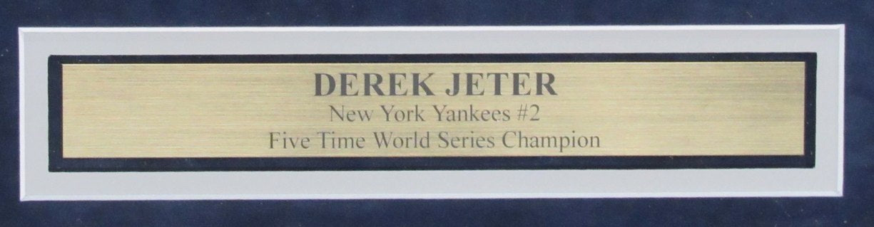 Derek Jeter HOF Autographed 8x10 Photo Collage Yankees Framed 188704