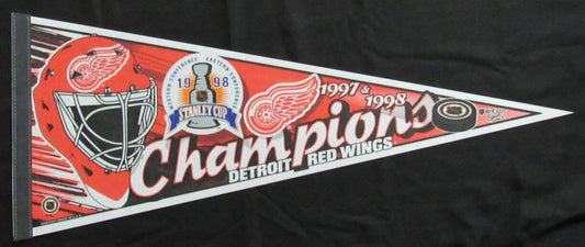 Detroit Red Wings 1998 Stanley Cup Champions 30x12 Felt Pennant 178349