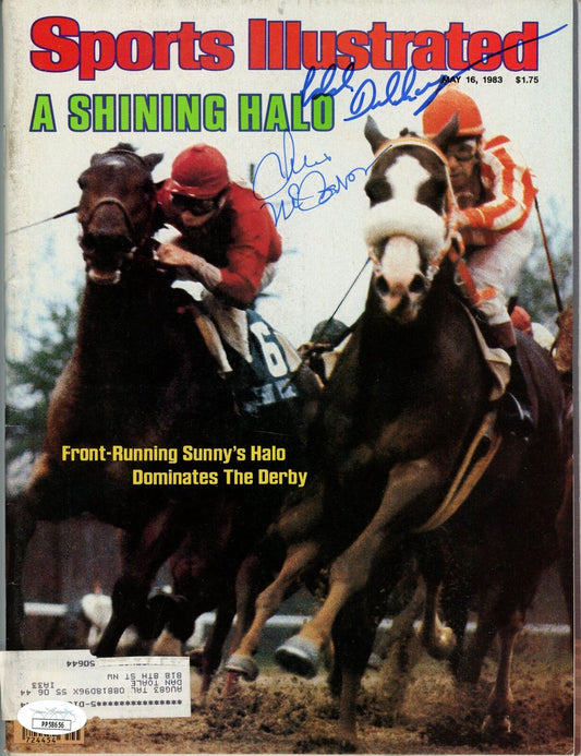 Chris McCarron/Eddie Delahoussaye Signed 1983 Sports Illustrated Magazine JSA