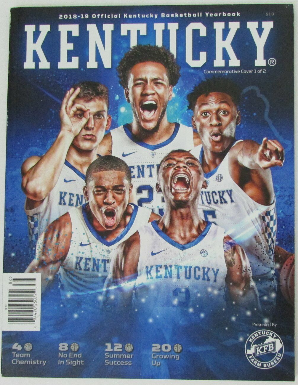 2018-19 Kentucky Wildcats Basketball Yearbook 155932