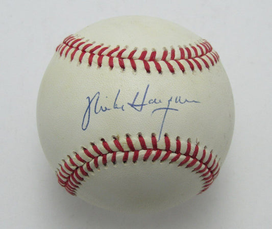 Mike Hargrove Autographed Rawlings OAL Baseball Cleveland Indians