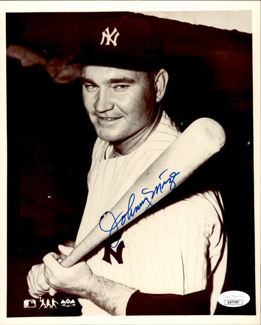 Johnny Mize HOF Signed/Autographed 8x10 Photo New York Yankees JSA 191206