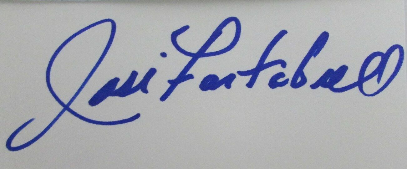 Jose Tartabull 1967 Boston Red Sox Signed 3x5 Index Card with 5x7  Photo 158542