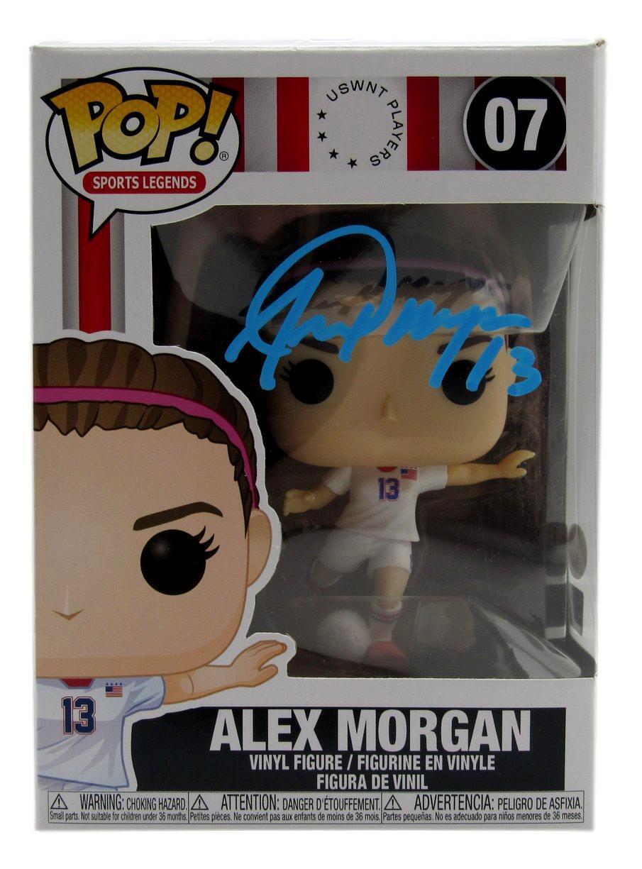 Alex Morgan Autographed/Signed POP! Funko Pop Figurine #07 USA Soccer JSA