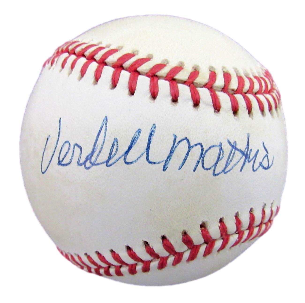 Verdell Mathis Autographed ONL Baseball Negro League Memphis JSA 180145