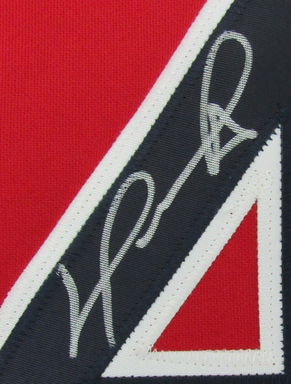 David Ortiz HOF Autographed Majestic Red 2007 WS Jersey Red Sox Beckett 177079