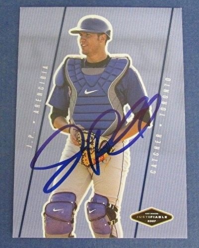 J.P. Arencibia Signed 2007 Just Minors Justifiable Baseball Card #JF-05