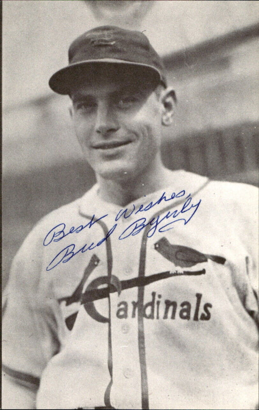 Bud Byerly St. Louis Cardinals Signed/Autographed 3x5  Photo 178102