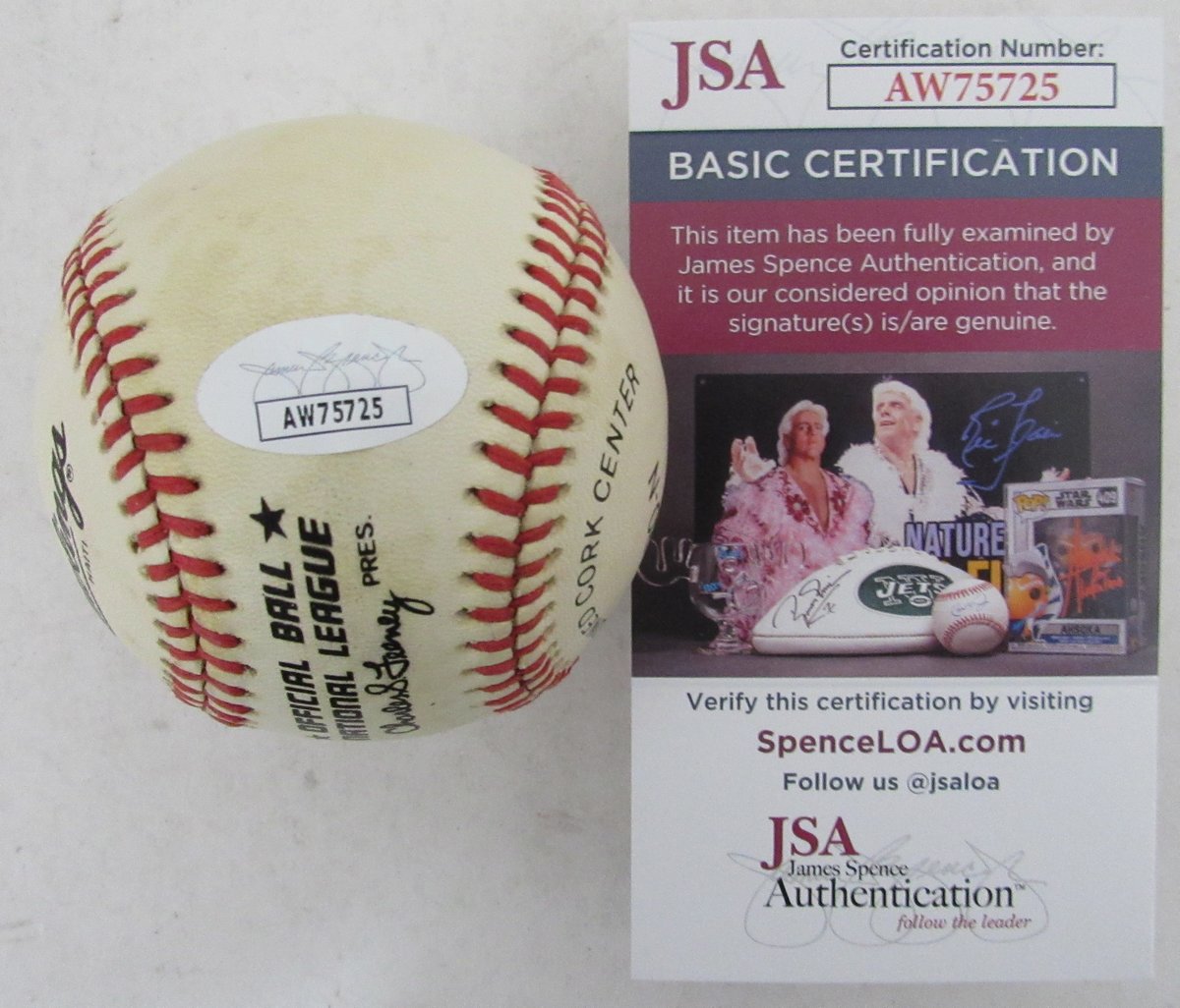 Dave Kingman Signed/Autographed ONL Baseball New York Mets JSA 192438