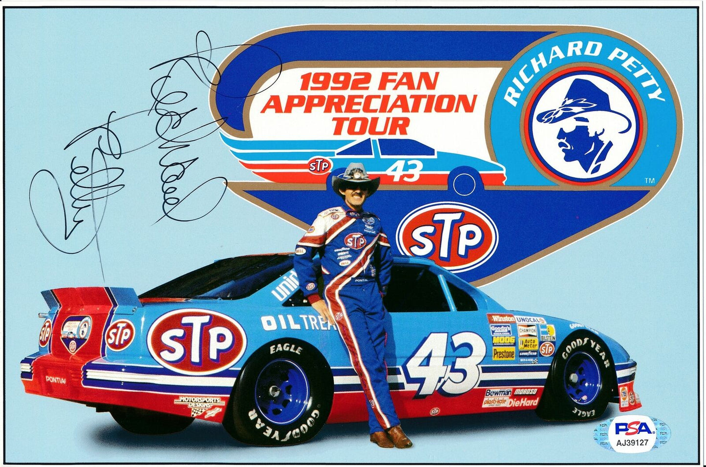 Richard Petty NASCAR Driver Signed/Autographed 9x6 Photo PSA/DNA 164379