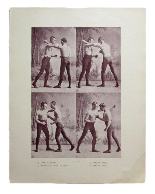 Young Griffo Boxing 1895 Boxing Gladiators 11x15 Supplement Poster Plate 5