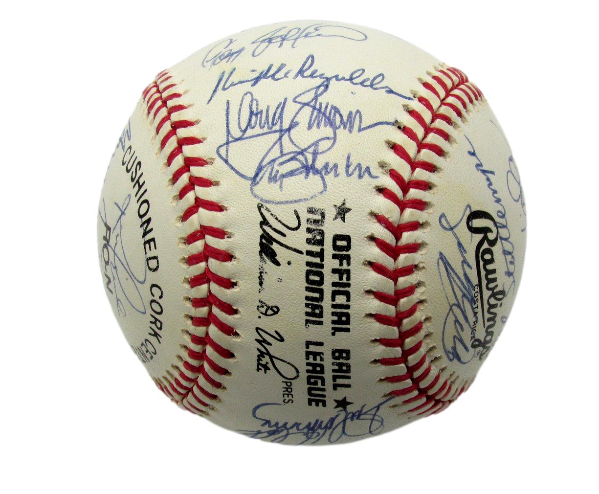 1991 Mets Team Autographed by 31 Harrelson Cone Gooden Viola ONL Baseball 182806