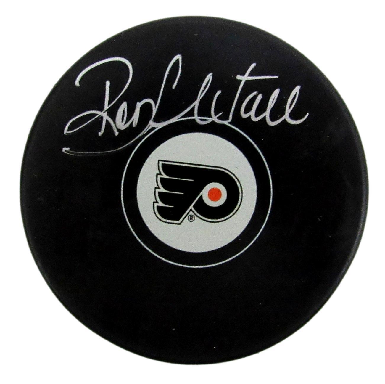 Ron Hextall Autographed Philadelphia Flyers Hockey Puck JSA