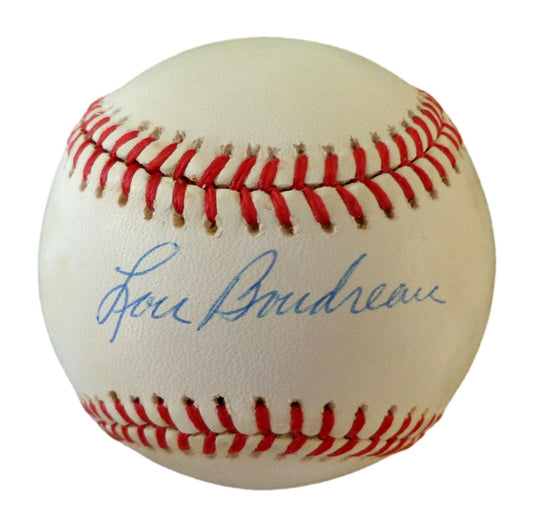 Lou Boudreau HOF Autographed OAL Baseball Cleveland Indians 179968