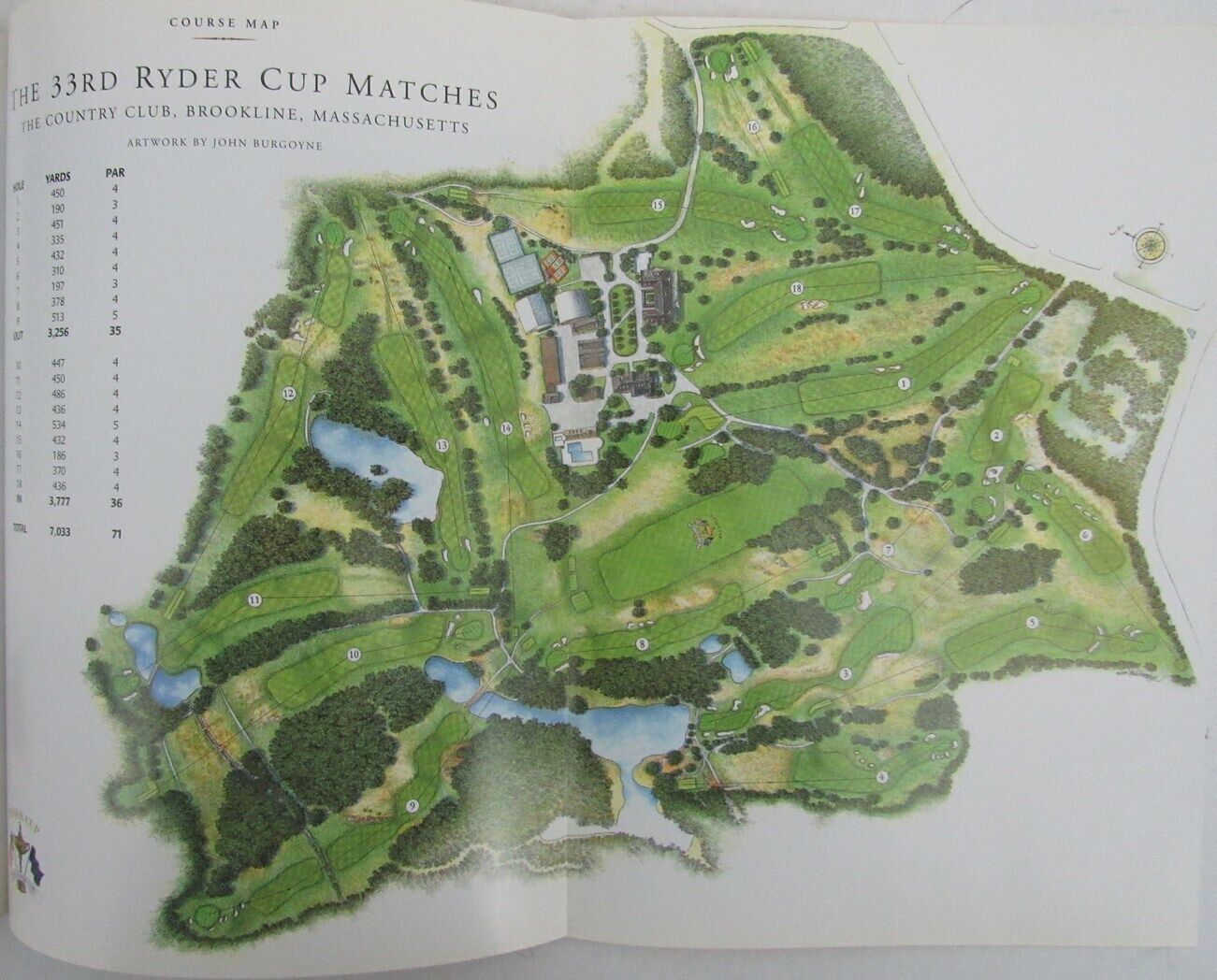 1999 Ryder Cup Program USA at The Country Club, Brookline, MA 159332