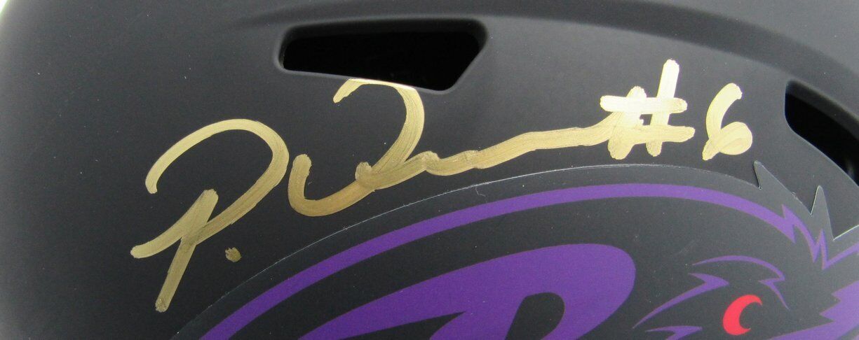 Patrick Queen Signed Ravens Eclipse Full Size Replica Helmet Beckett 164072