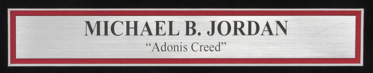 Michael B. Jordan Autographed 16x20 Photo "Creed" Framed Beckett 183626