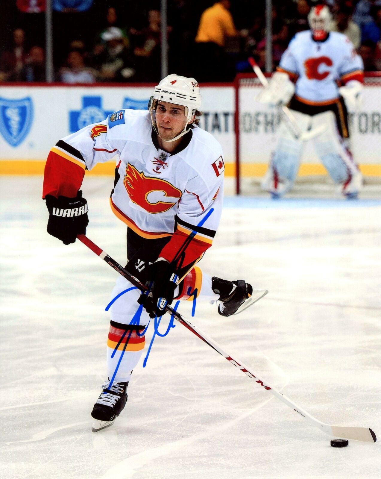 Kris Russell Calgary Flames Signed/Autographed 8x10 Photo 153063