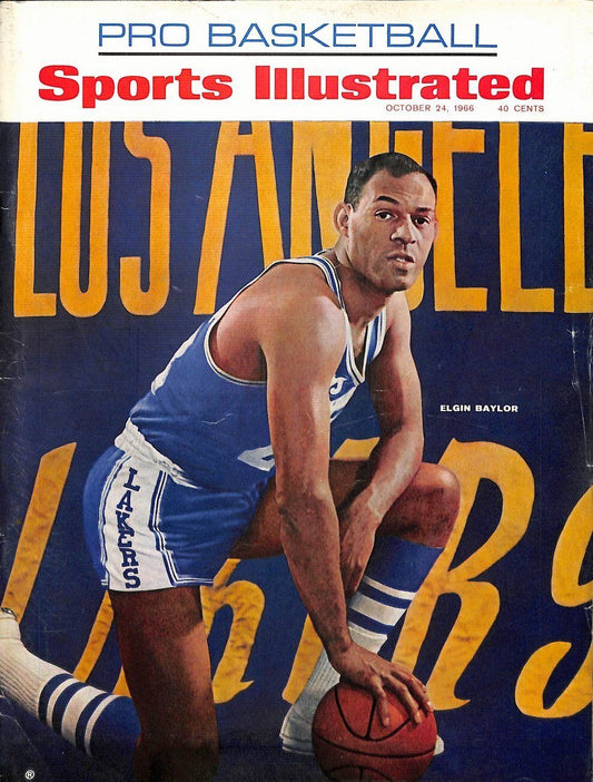 October 24, 1966 Sports Illustrated Magazine Elgin Baylor NO LABEL 179182