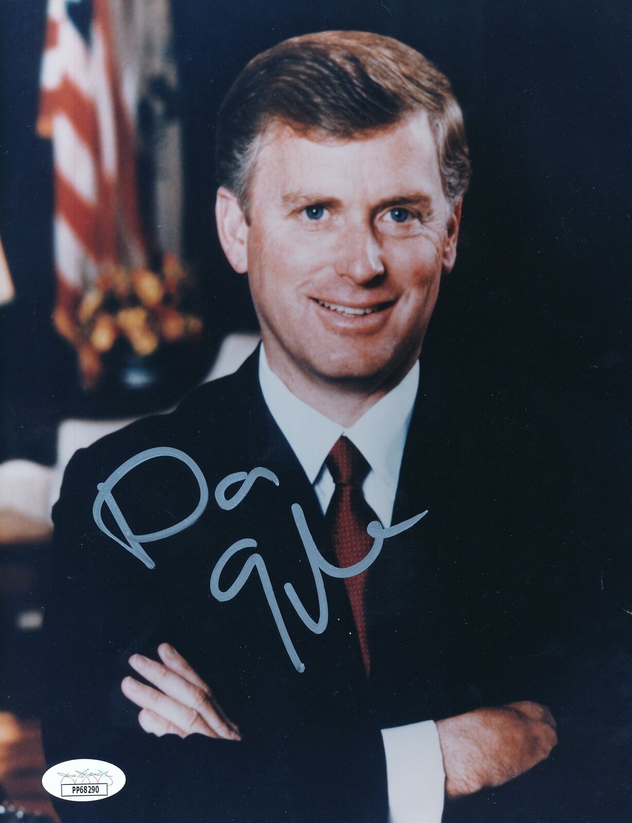 Dan Quayle Former Vice President Signed/Autographed 8x10 Photo JSA 163766