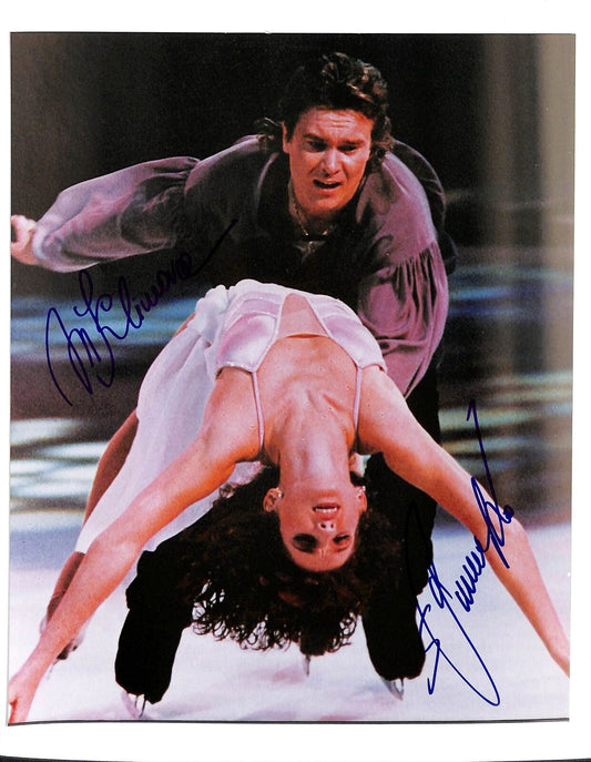 Klimova and Ponomarenko 1992 Gold Medalists Signed 8x10 Photo 180454