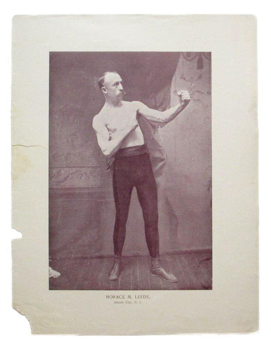 Horace M. Leeds 1895 Boxing Gladiators 11x15 Supplement Poster