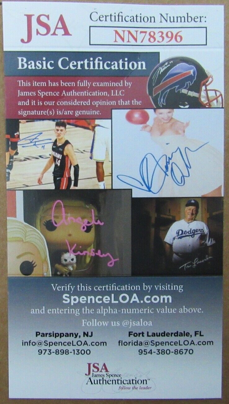 Bob Lilly HOF Cowboys Signed/Inscribed 8x10 Photo Framed JSA 158996
