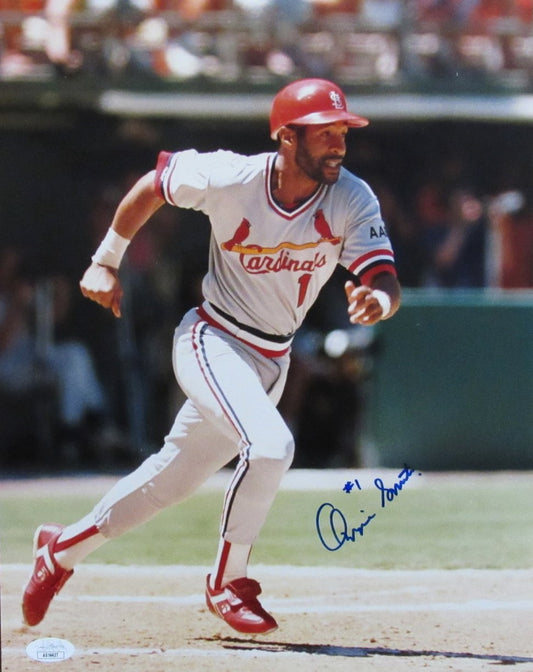 Ozzie Smith HOF Signed 11x14 Photo St. Louis Cardinals JSA 186131