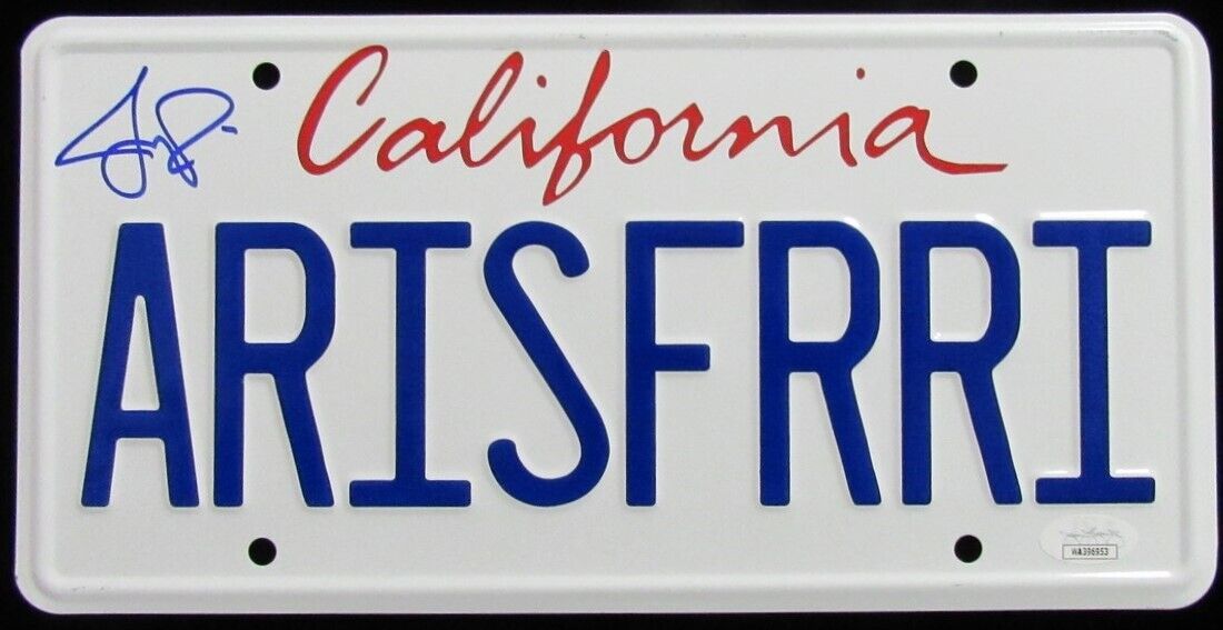 Jeremy Piven Autographed California License Plate ENTOURAGE  ARI GOLD  JSA