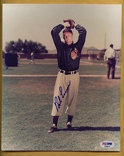 BOB LEMON Indians Signed 8x10 Photo PSA/DNA 132787