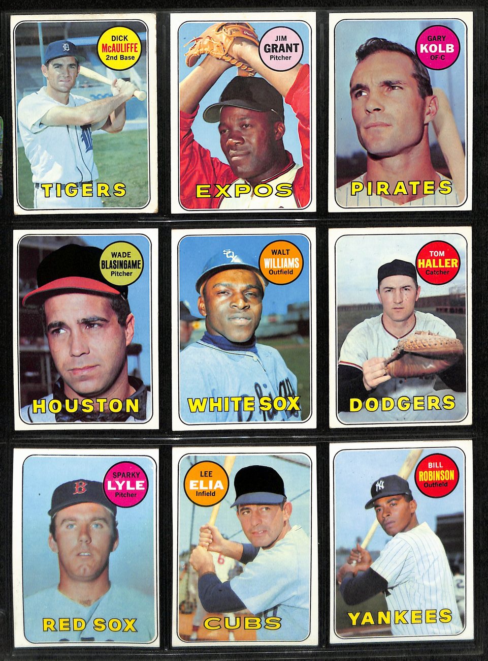 1969 Topps Baseball Card Complete Set (1-664) Mantle Ryan Jackson Seaver 191957