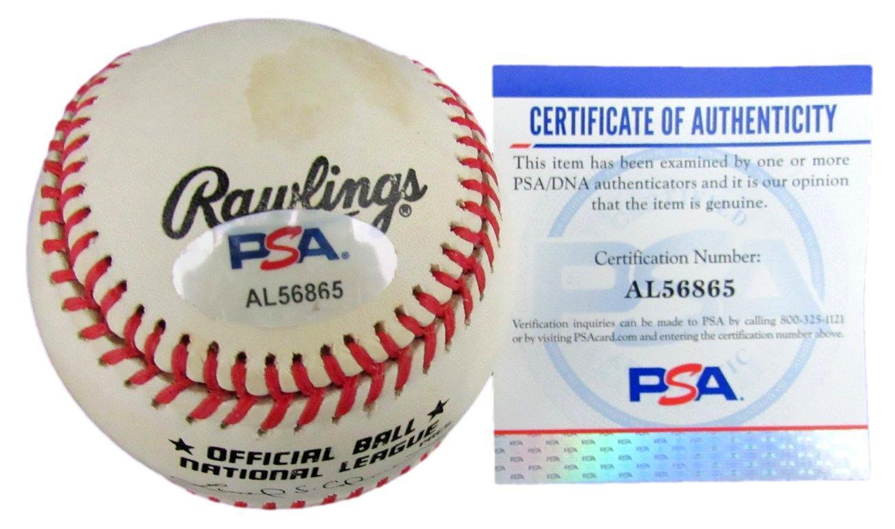 Alton King Signed/Inscribed ONL Baseball Negro League Detroit Wolves PSA/DNA