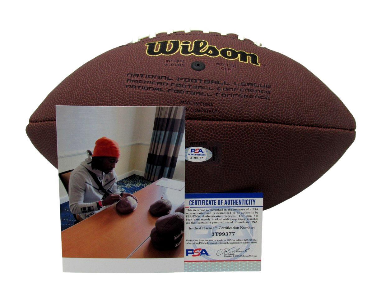 Joey Porter Jr. Signed Super Grip Wilson NFL Football Steelers PSA/DNA 177462