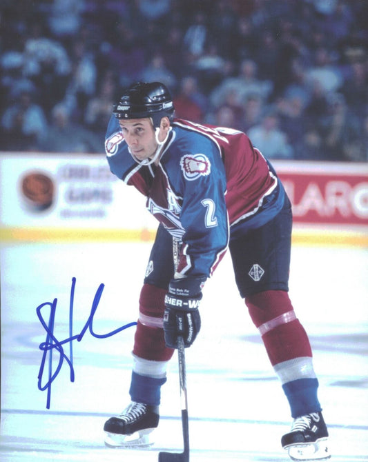 Sylvain Lefebure Columbus Blue Jackets Signed/Autographed 8x10 Photo 152687