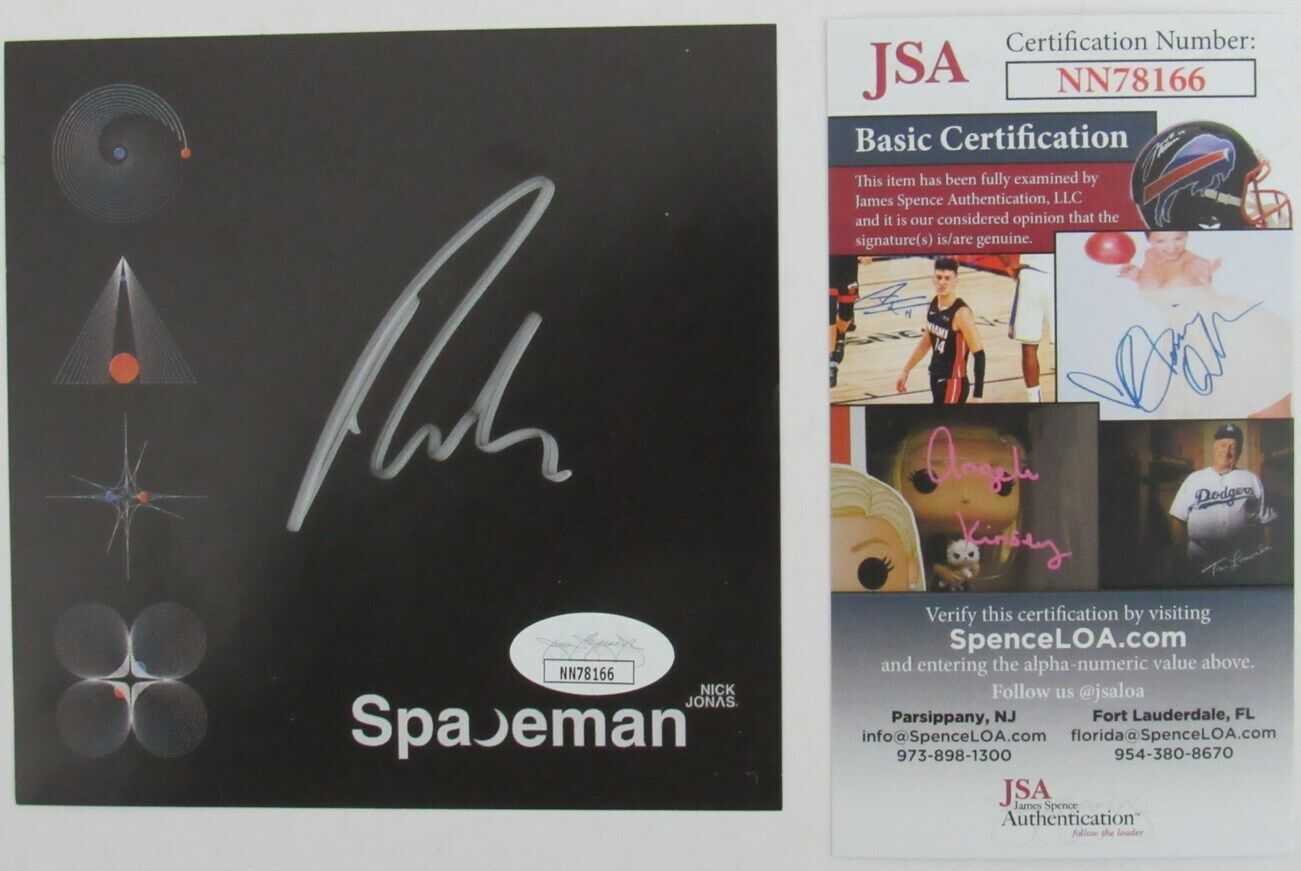 Nick Jonas JONAS BROTHERS  Signed/Autographed "Spaceman" CD JSA 158888