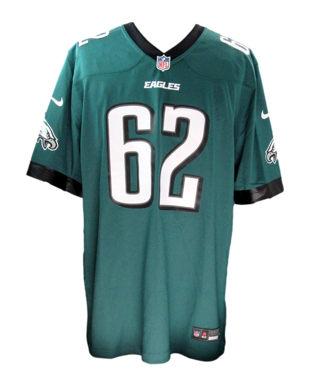 Jason Kelce Signed/Auto Green Nike Football Jersey Eagles PSA/DNA 190367