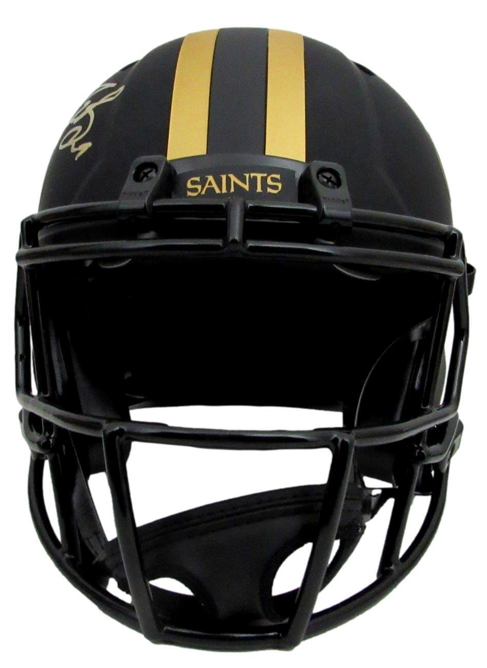 Drew Brees Autographed Full Size Eclipse Authentic Helmet Saints Beckett 178264